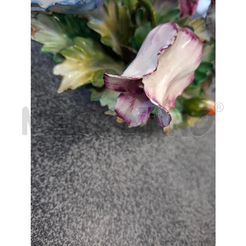 STATUETTA 26X18X16 CER CAPODIMONTE FIORI | Mercatino dell'Usato Frossasco 2