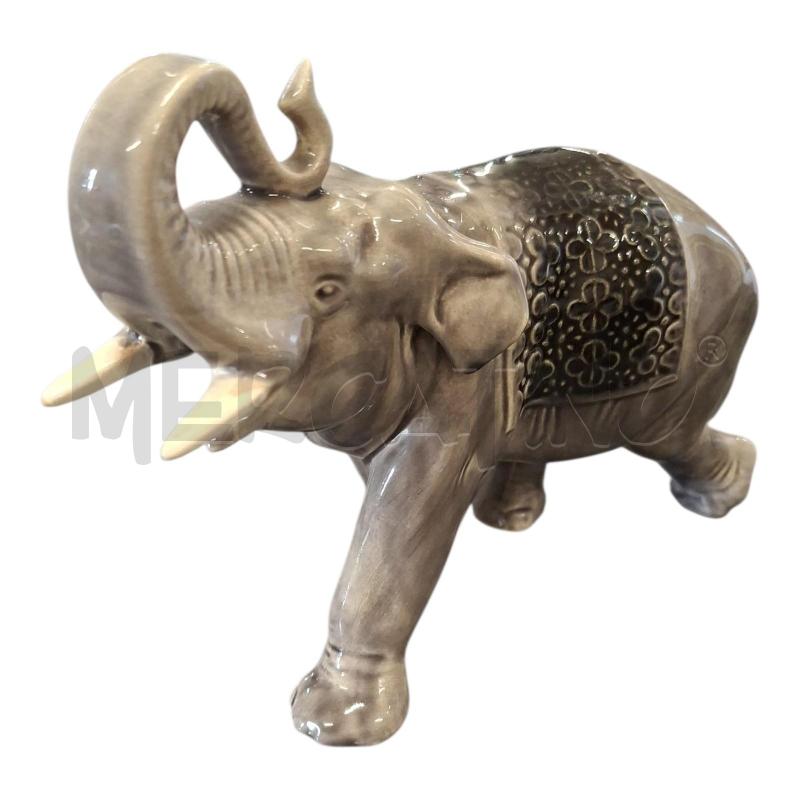 STATUETTA L25 ELEFANTE CER GRIGIA | Mercatino dell'Usato Frossasco 1