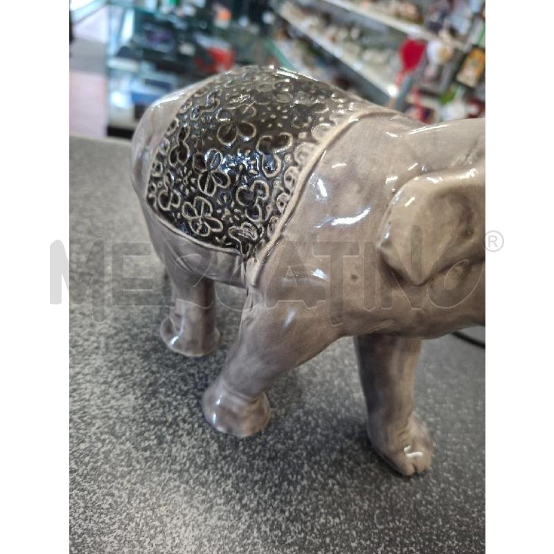 STATUETTA L25 ELEFANTE CER GRIGIA | Mercatino dell'Usato Frossasco 2