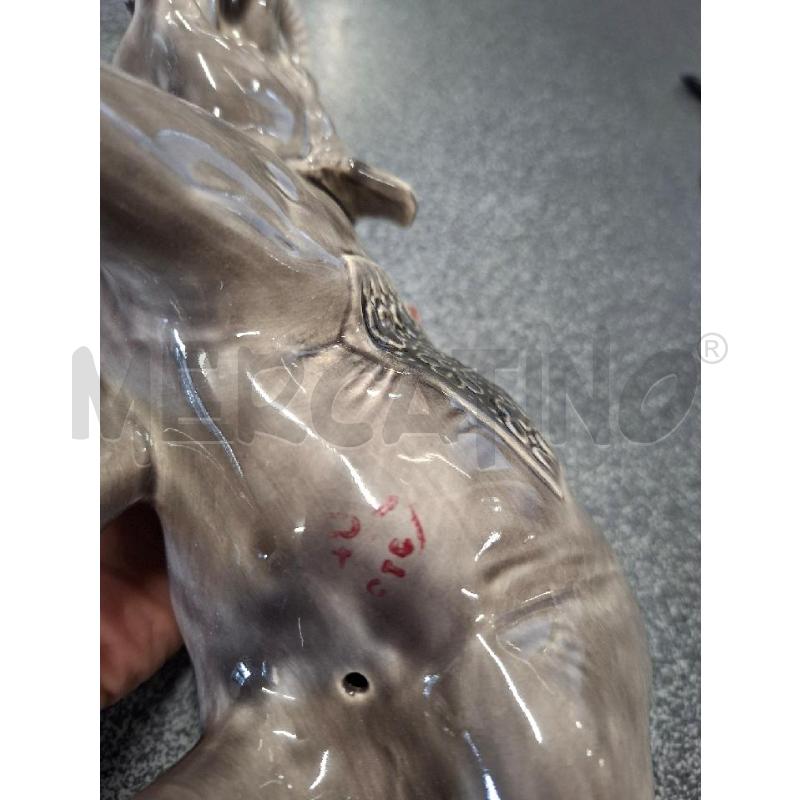 STATUETTA L25 ELEFANTE CER GRIGIA | Mercatino dell'Usato Frossasco 3