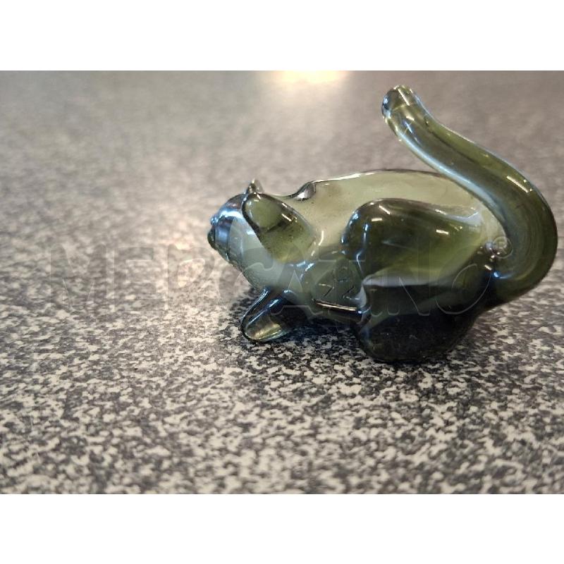 STATUETTA VETRO MARCHIO VAG GATTINO | Mercatino dell'Usato Frossasco 2