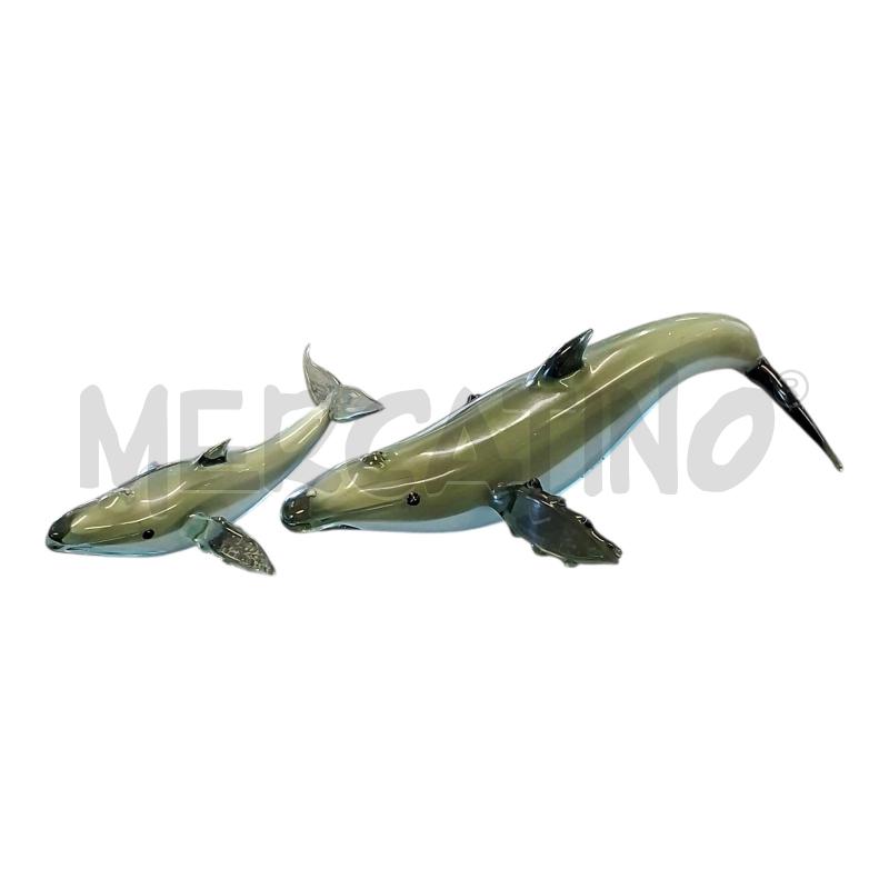 STATUETTE PZ.2 VETRO MARCHIO VAG DELFINI  | Mercatino dell'Usato Frossasco 1