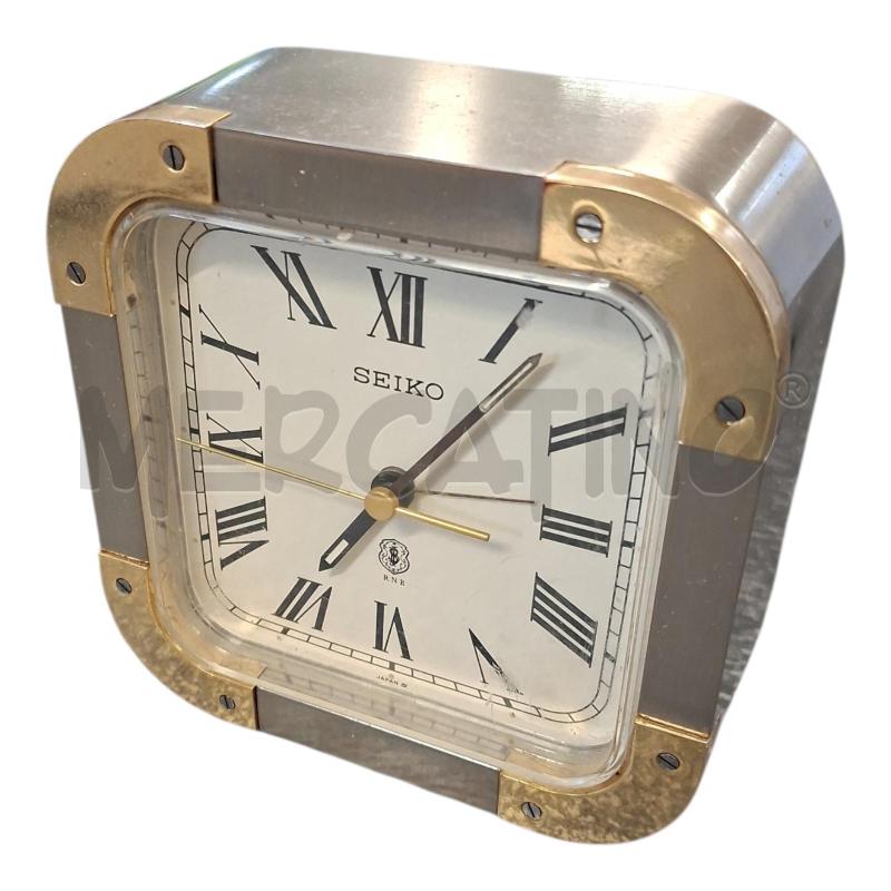 SVEGLIA VINTAGE 11X11 MET SEIKO RNB | Mercatino dell'Usato Frossasco 1