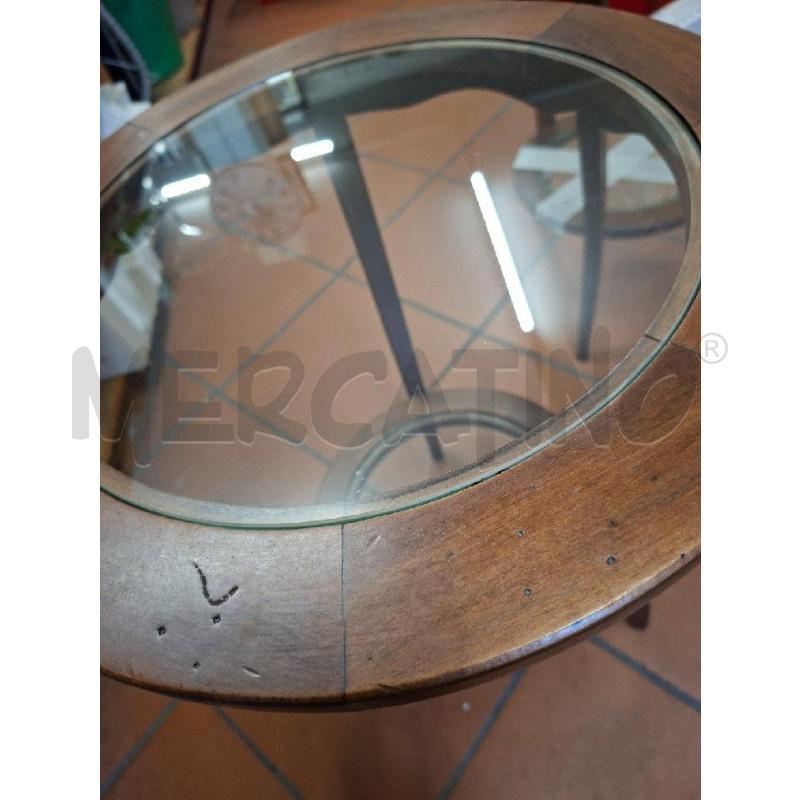 TAVOLINO 2P LE SC/VETRO D40 | Mercatino dell'Usato Frossasco 3