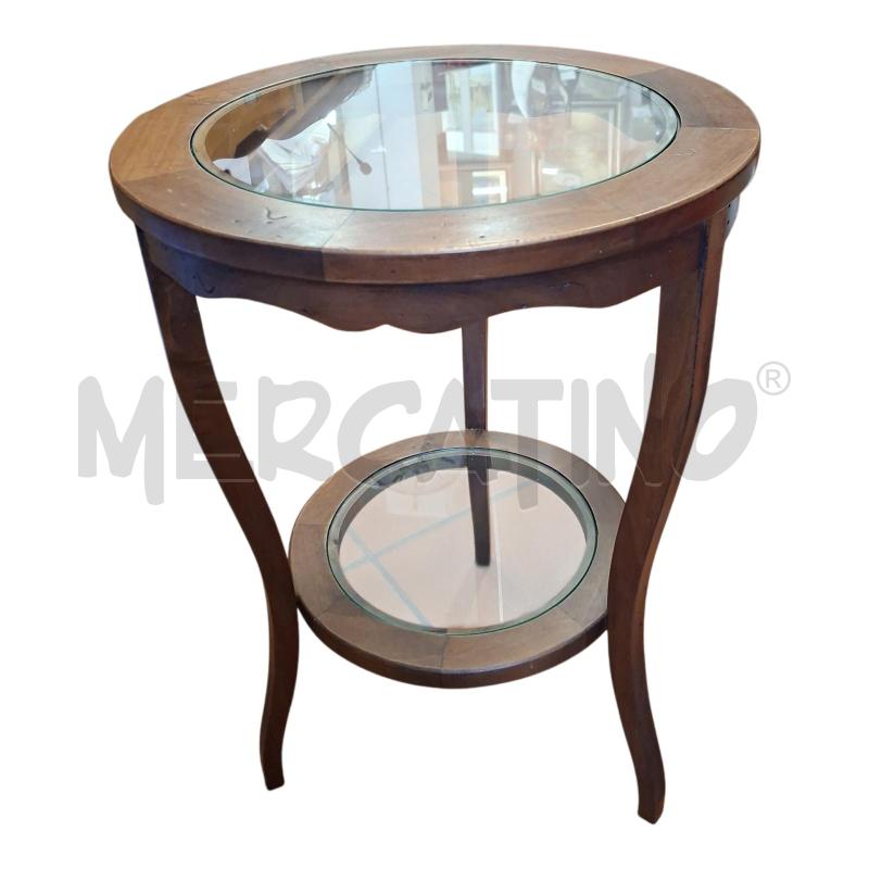 TAVOLINO 2P LE SC/VETRO D40 | Mercatino dell'Usato Frossasco 1