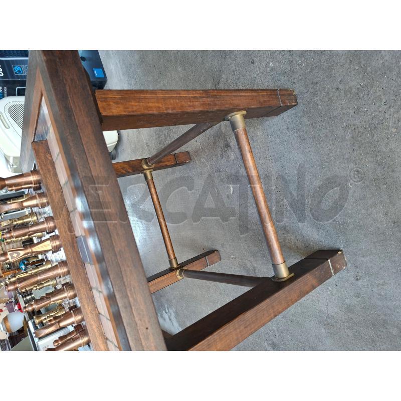 TAVOLINO 61X70X58 SCACCHIERA C/SCACCHI ARTIGIANALE | Mercatino dell'Usato Frossasco 4