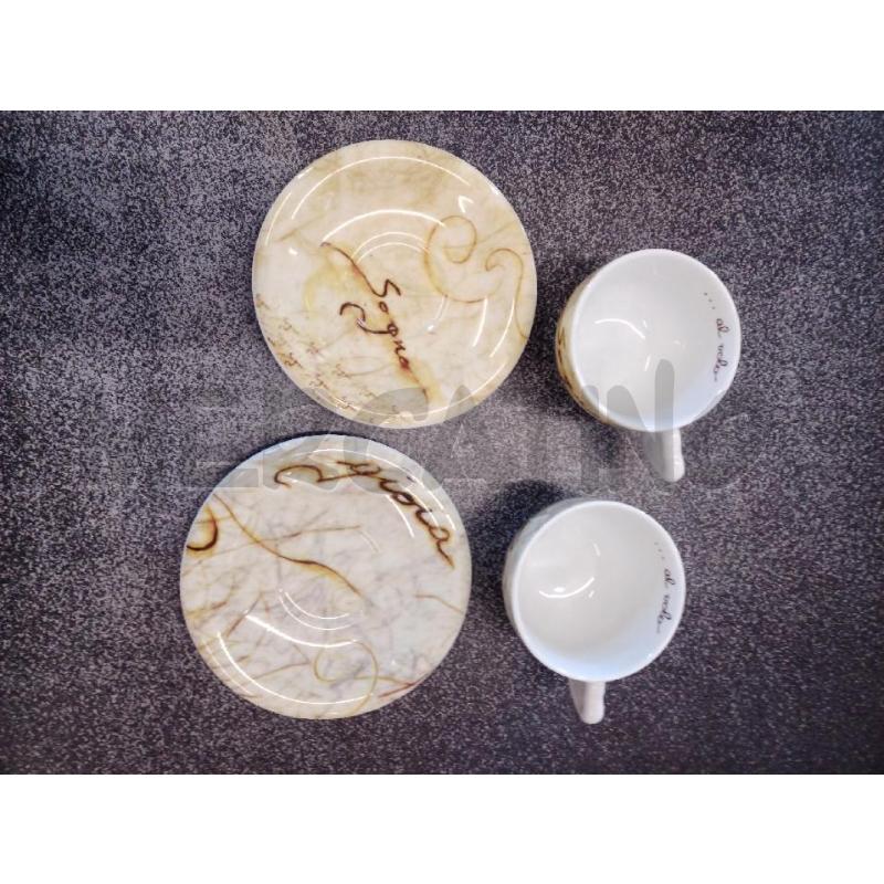 TAZZE+PIATTINI 2+2 CER THUN CREME | Mercatino dell'Usato Frossasco 2
