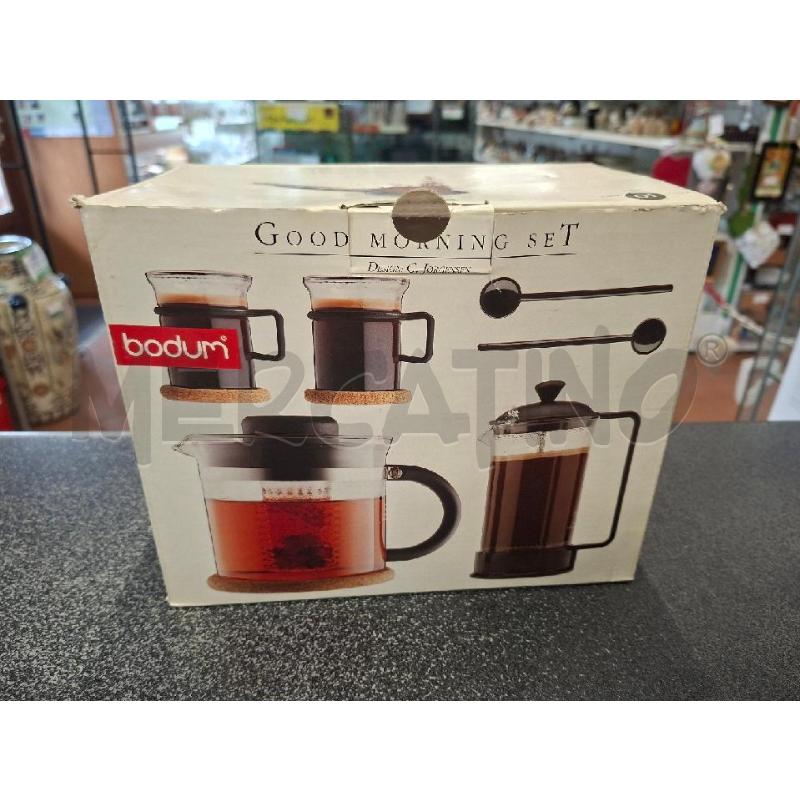 TEIERA+CAFFETTIERA+2TAZZE+2CUCCH VETRO BODUM | Mercatino dell'Usato Frossasco 4