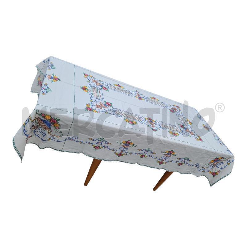 TOVAGLIA+8TOVAGLIOLI BEIGE RICAMI A MANO | Mercatino dell'Usato Frossasco 1