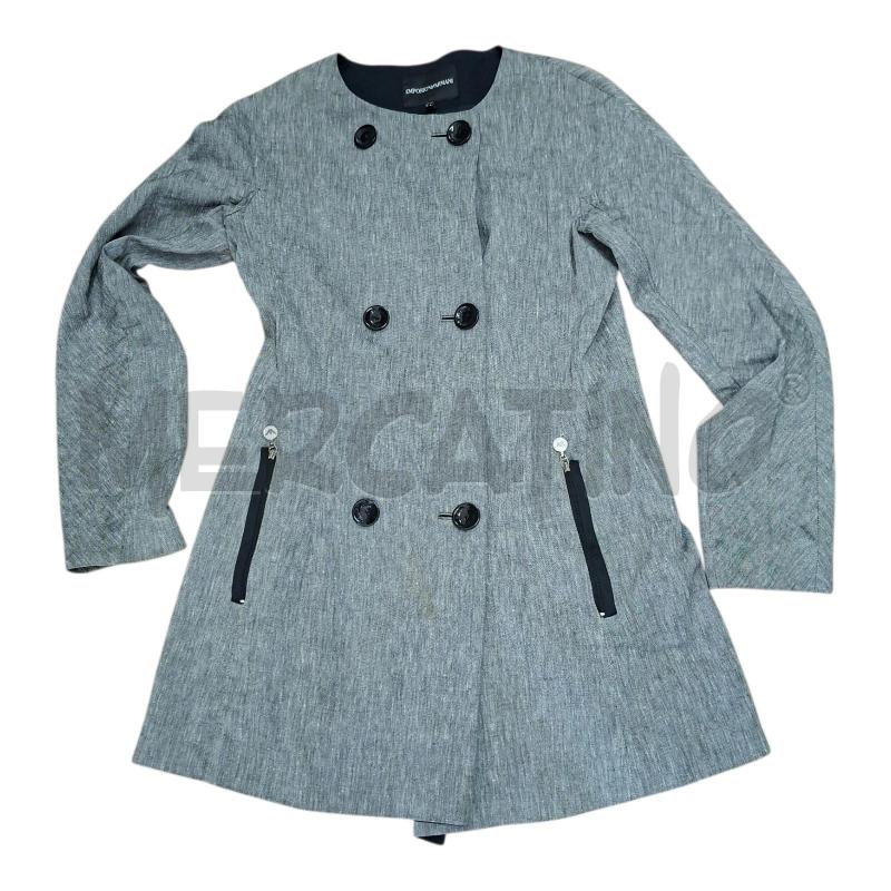 TRENCH DONNA EMPORIO ARMANI FANT GRI TG.40 | Mercatino dell'Usato Frossasco 1