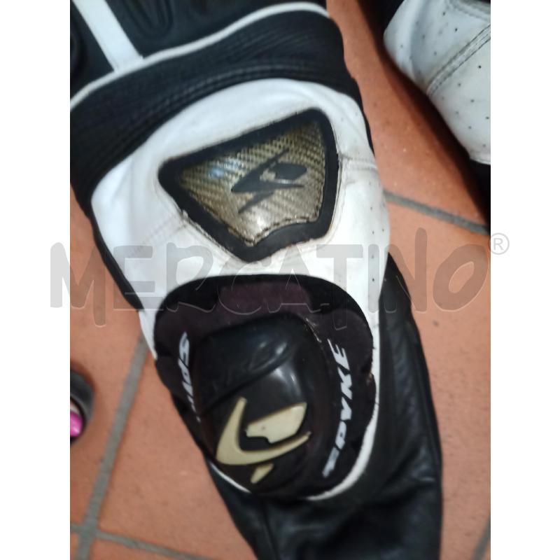 TUTA MOTO PELLE NERA SPYKE TG.48 | Mercatino dell'Usato Frossasco 3