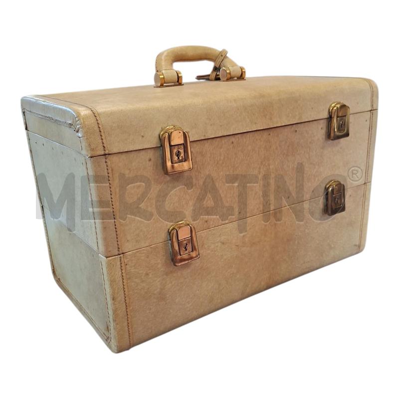 VALIGIA 47X27X30 2SCOMPARTI BEIGE | Mercatino dell'Usato Frossasco 1