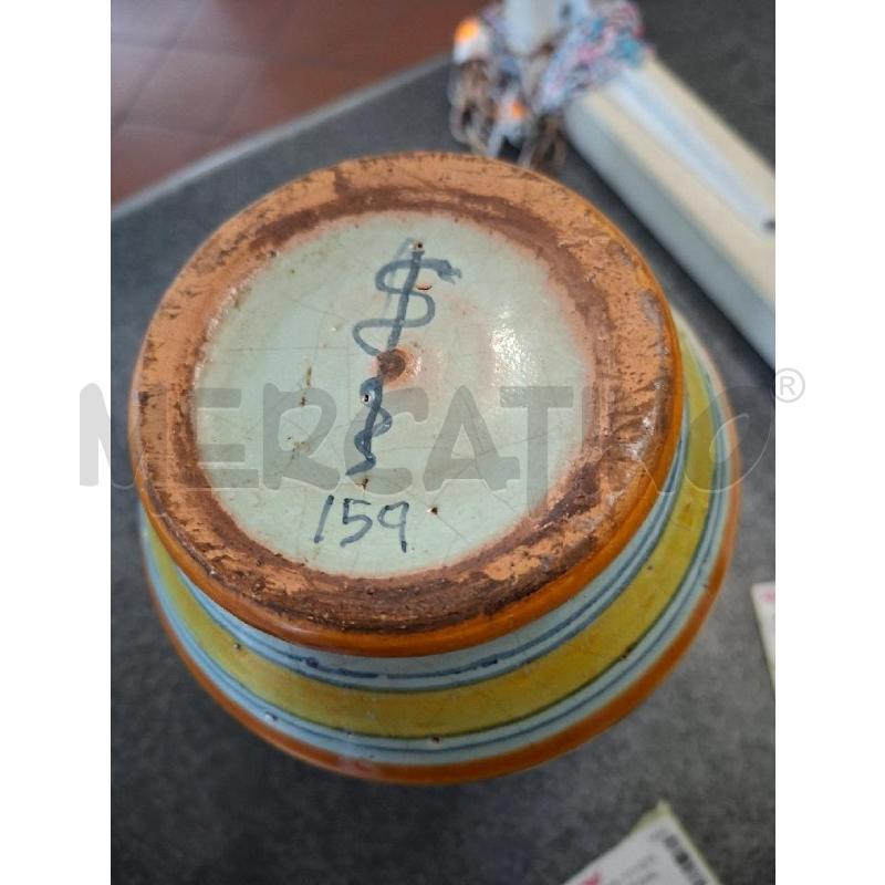 VASO H25 CER AZZ/GIALLA ANGIOLETTO | Mercatino dell'Usato Frossasco 4