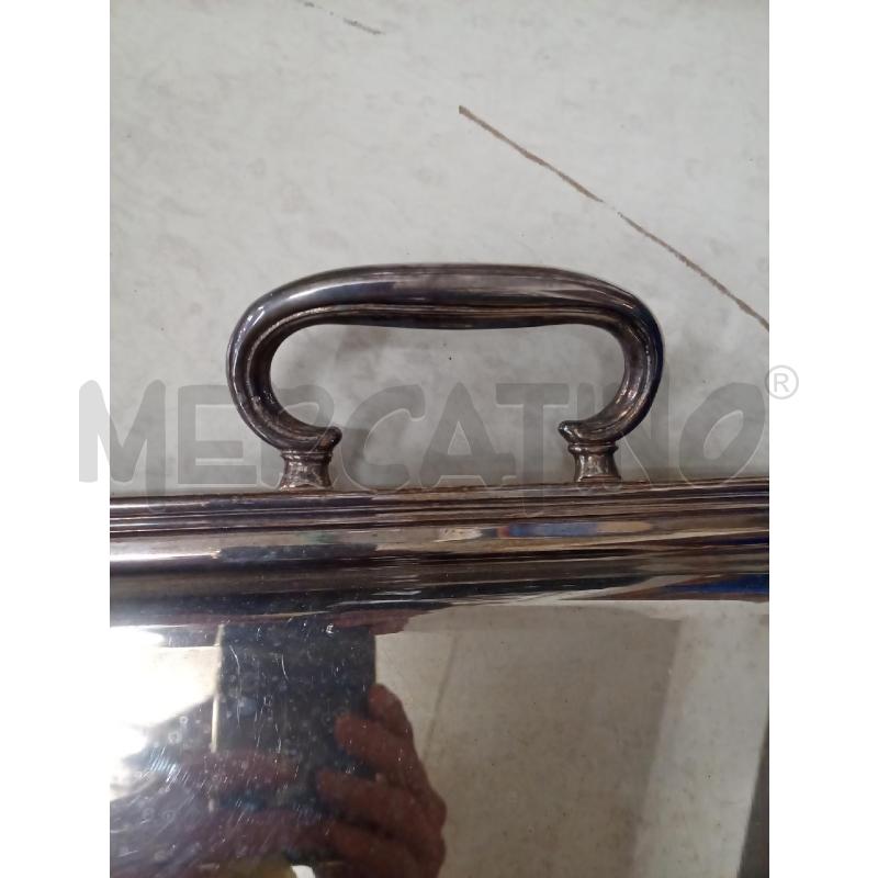 VASSOIO 2MAN SILVER PLATED BELLOTTO 30X40 | Mercatino dell'Usato Frossasco 3