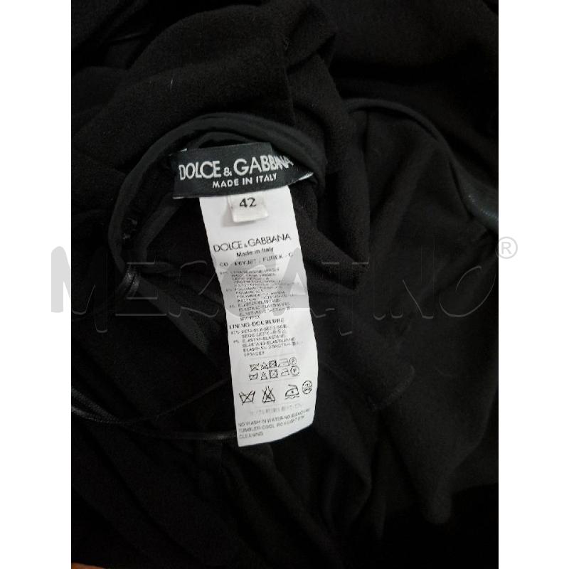 VESTITO DONNA D&G NERO DRAP. TG.42 | Mercatino dell'Usato Frossasco 3