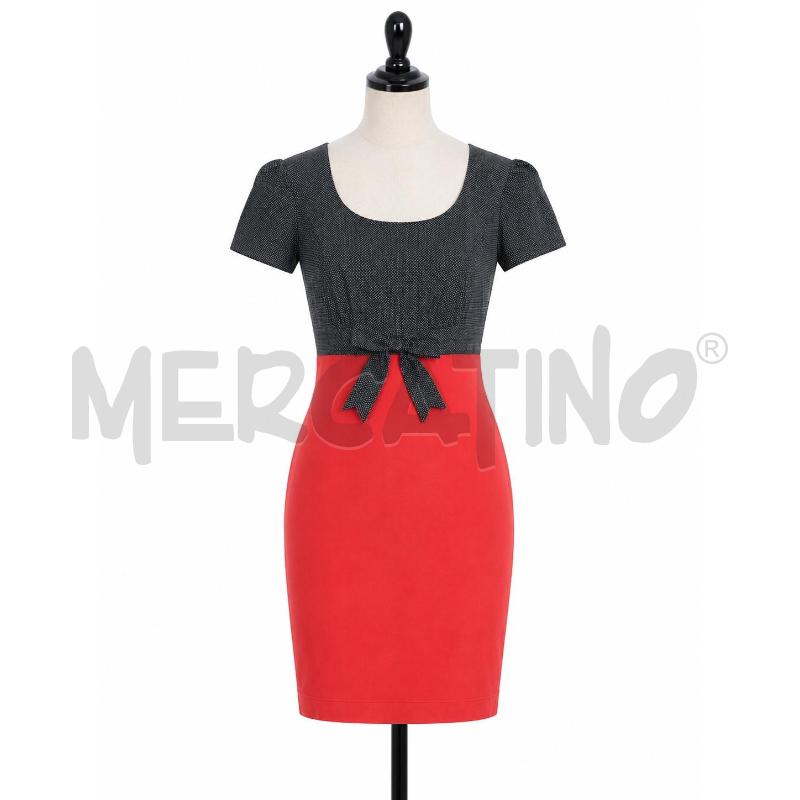 VESTITO DONNA MOSCHINO GRI/ROSSO TG.44 | Mercatino dell'Usato Frossasco 1