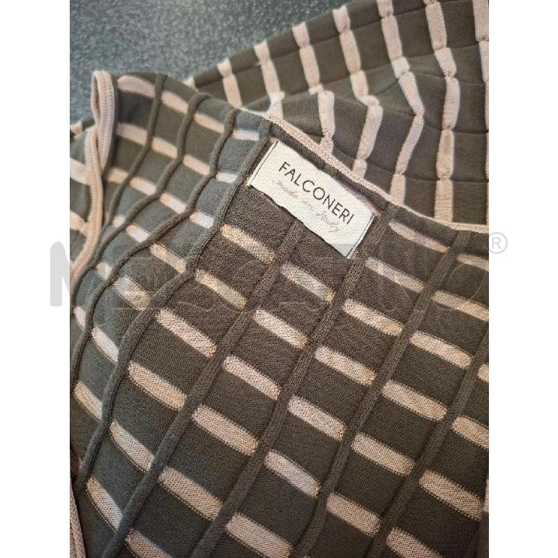 VESTITO DONNA VDE/BEIGE FALCONERI TG.S | Mercatino dell'Usato Frossasco 2