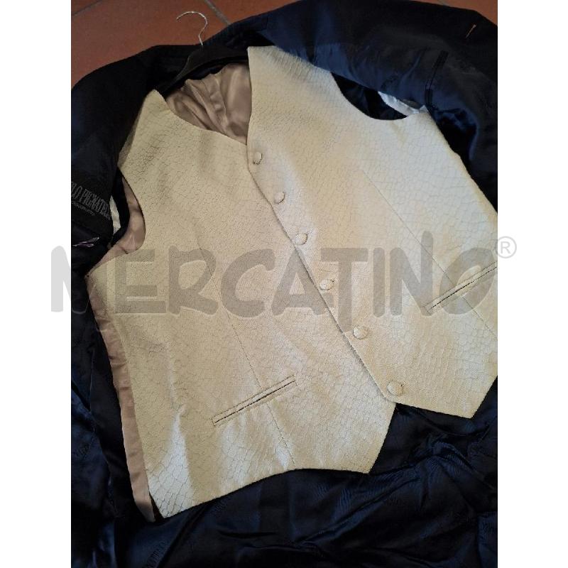 VESTITO UOMO C.PIGNATELLI PZ.3 NERO/BCO TG.54 | Mercatino dell'Usato Frossasco 3