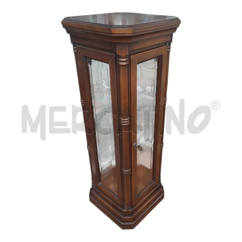 VETRINETTA 38X38X103 LEGNO SCURO | Mercatino dell'Usato Frossasco 1