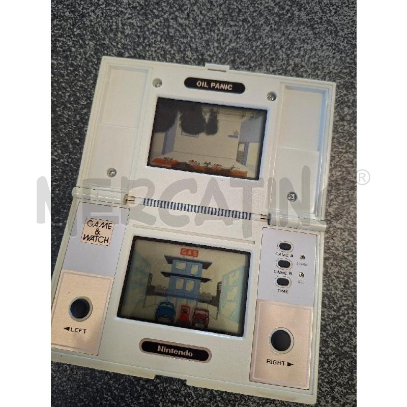 VIDEO GIOCO NINTENDO GAME&WATCH OIL PANIC 1982 OP-51 | Mercatino dell'Usato Frossasco 2