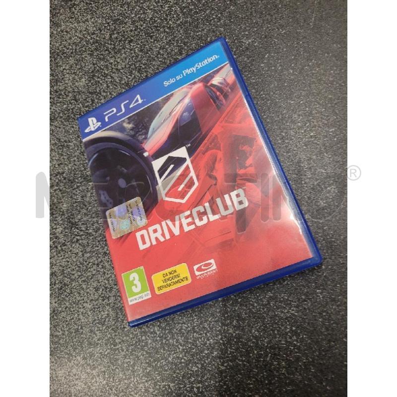 VIDEO GIOCO PS4 DRIVECLUB | Mercatino dell'Usato Frossasco 1
