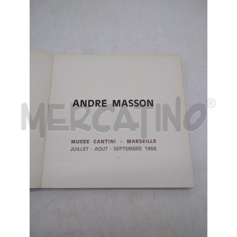 L. ANDRE MASSON MUSEE CANTINI MARSEILLE | Mercatino dell'Usato Torino via gorizia 3