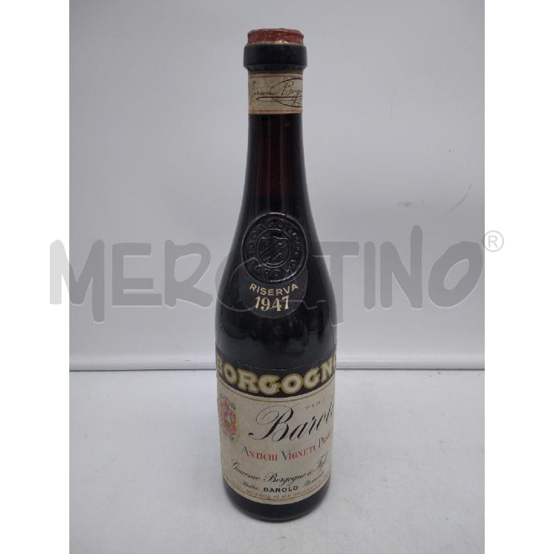 VINO BORGOGNO BAROLO 1947 | Mercatino dell'Usato Torino via gorizia 1