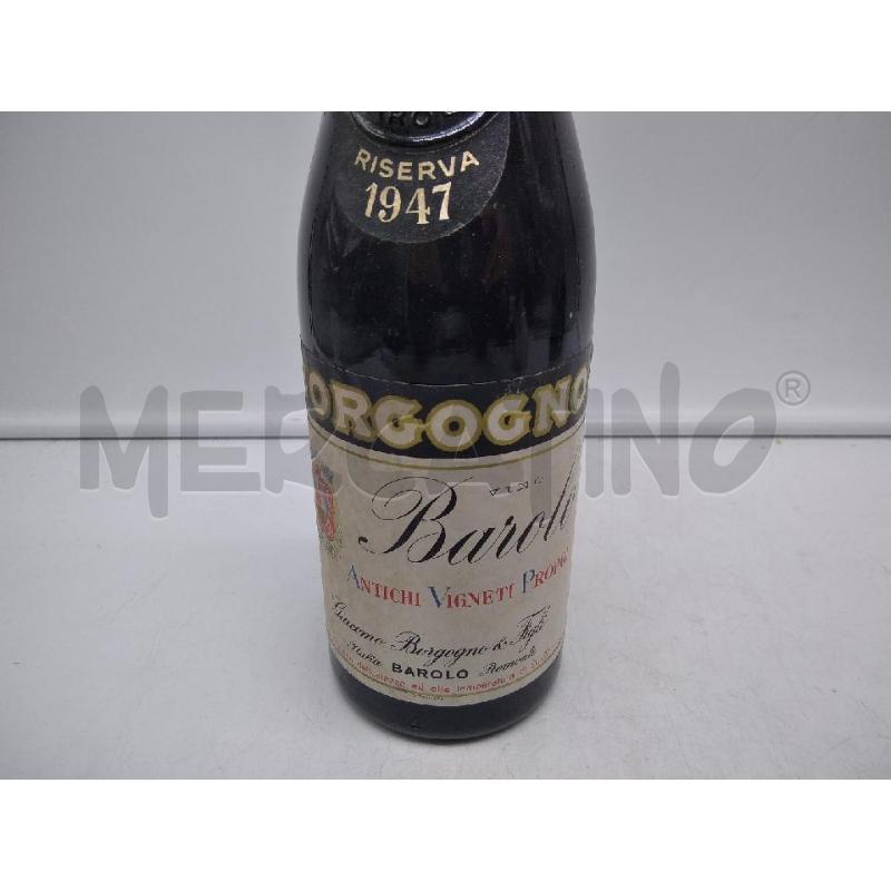 VINO BORGOGNO BAROLO 1947 | Mercatino dell'Usato Torino via gorizia 2