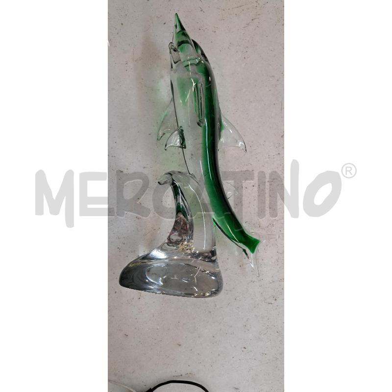 DELFINO VERDE RUBELLI MURANO K | Mercatino dell'Usato Torino str. della pronda 1
