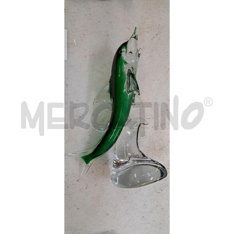 DELFINO VERDE RUBELLI MURANO K | Mercatino dell'Usato Torino str. della pronda 2