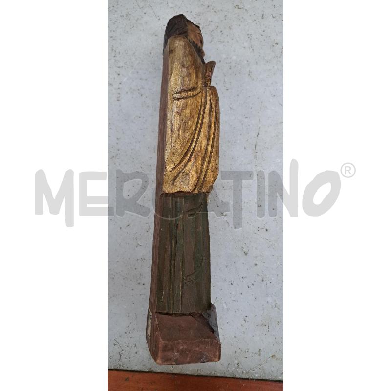 STATUA IN LEGNO SAN MARCO L | Mercatino dell'Usato Torino str. della pronda 3