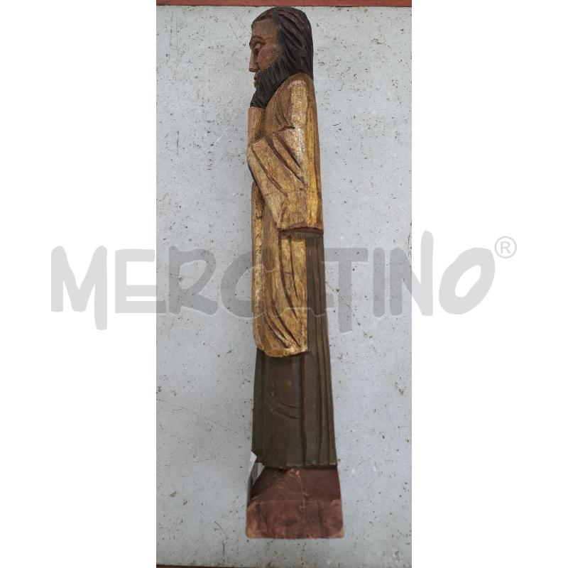 STATUA IN LEGNO SAN MARCO L | Mercatino dell'Usato Torino str. della pronda 4