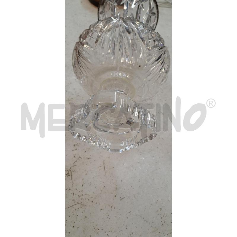 VASO CRISTALLO SCOLPITO K | Mercatino dell'Usato Torino str. della pronda 3