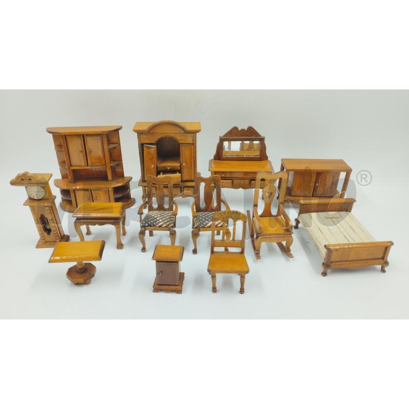 ARREDAMENTO IN MINIATURA IN LEGNO | Mercatino dell'Usato Torino via ceresole 1
