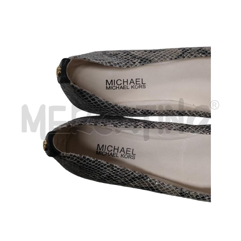 BALLERINA MICHAEL KORS PITONATO GRIGIO  | Mercatino dell'Usato Torino via ceresole 5