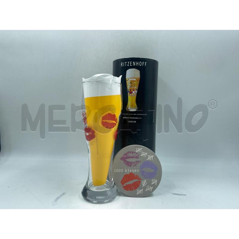 BICCHIERE BIRRA DA COLLEZIONE RITZENHOFF 2010 | Mercatino dell'Usato Torino via ceresole 2