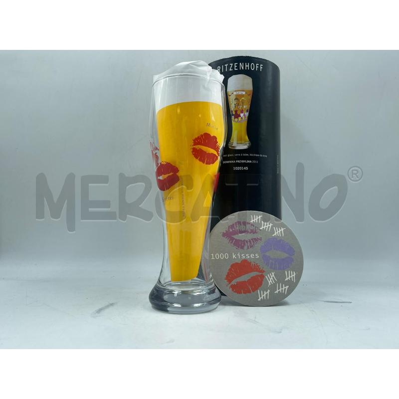BICCHIERE BIRRA DA COLLEZIONE RITZENHOFF 2010 | Mercatino dell'Usato Torino via ceresole 3