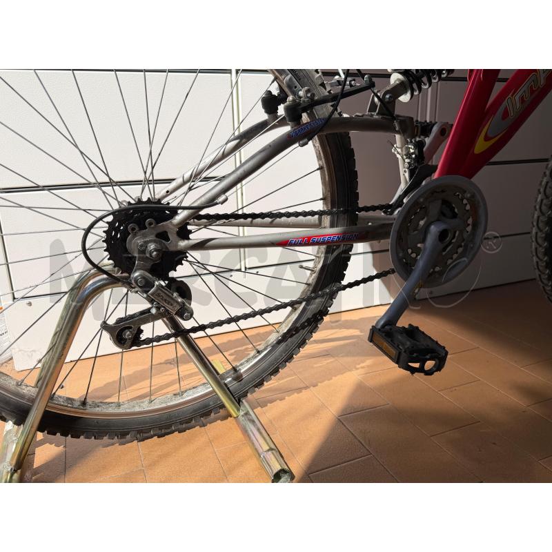 BICICLETTA ROSSA BIAMMORTIZZATA | Mercatino dell'Usato Torino via ceresole 2