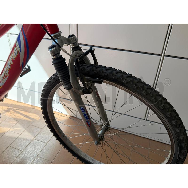 BICICLETTA ROSSA BIAMMORTIZZATA | Mercatino dell'Usato Torino via ceresole 5