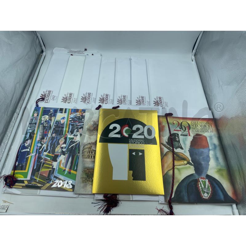 BLOCCO CALENDARI ARMA DEI CARABINIERI 2011-2021  | Mercatino dell'Usato Torino via ceresole 1