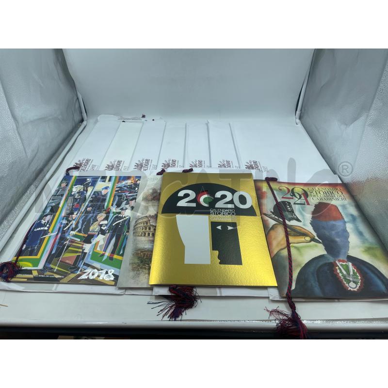 BLOCCO CALENDARI ARMA DEI CARABINIERI 2011-2021  | Mercatino dell'Usato Torino via ceresole 3