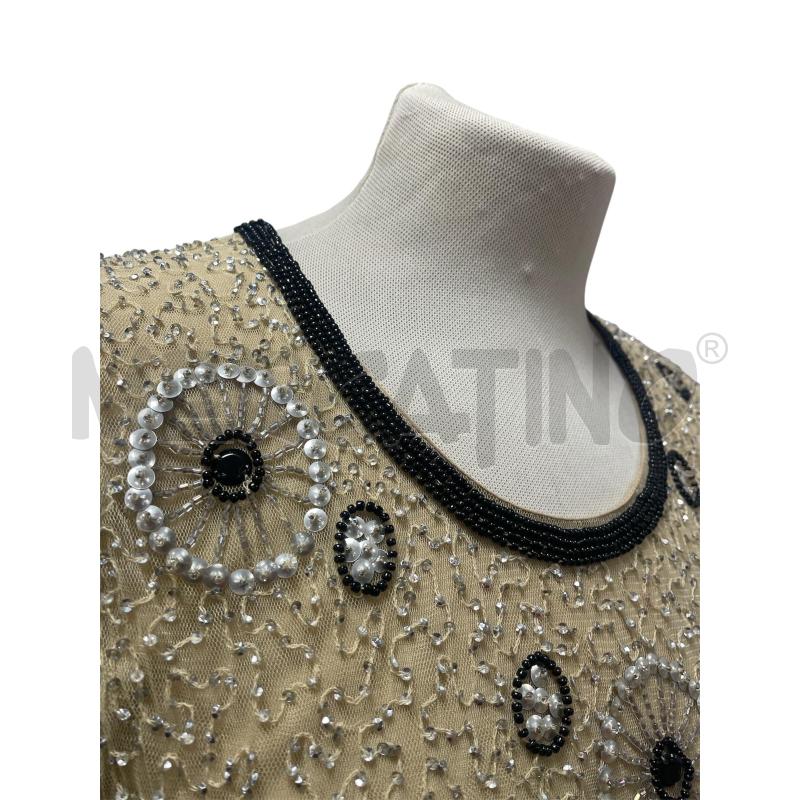 BLUSA DONNA TWINSET PAILETTES BEIGE NUOVA  | Mercatino dell'Usato Torino via ceresole 4