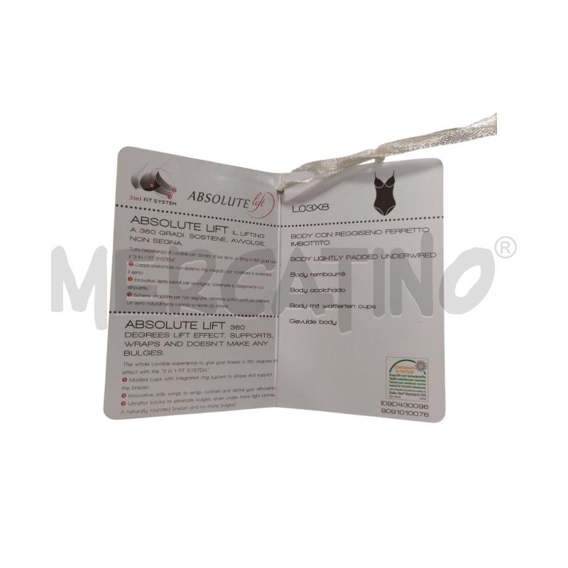 BODY DONNA LOVABLE NUOVO ETICHETTA NERO MESH  | Mercatino dell'Usato Torino via ceresole 5