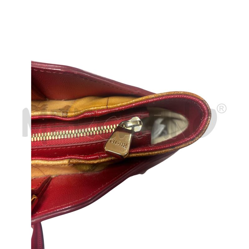 BORSA DONNA ALVIERO MARTINI 1 CLASSE PELLE ROSSA | Mercatino dell'Usato Torino via ceresole 4