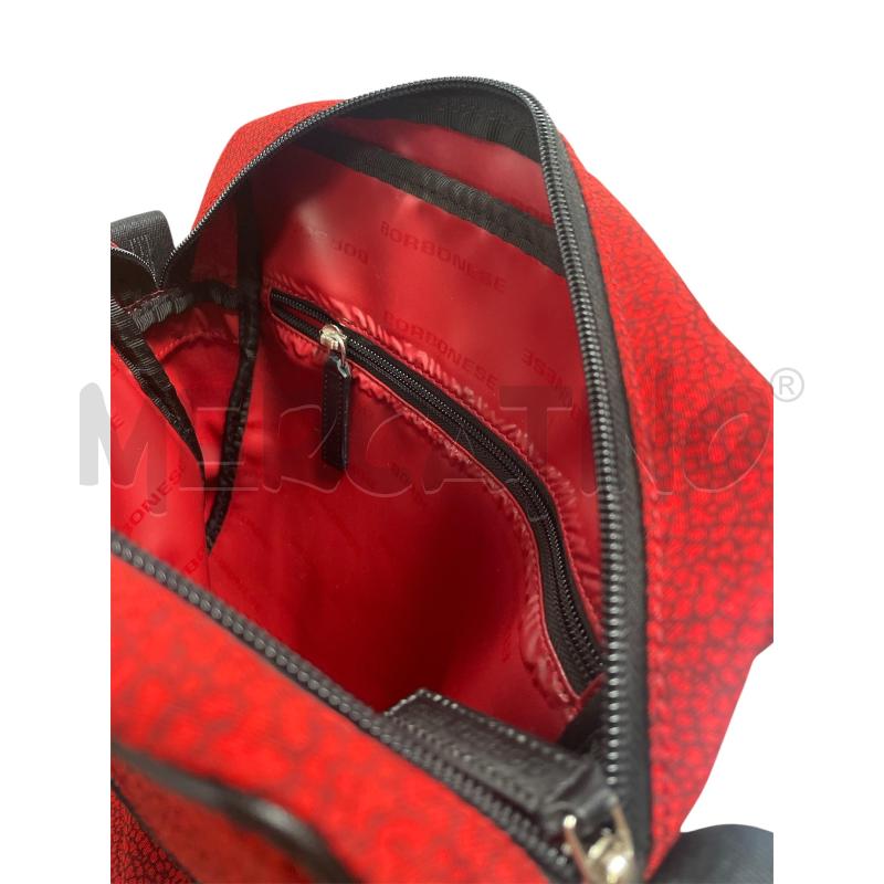 BORSA DONNA BORBONESE ROSSA A TRACOLLA COME NUOVA | Mercatino dell'Usato Torino via ceresole 4