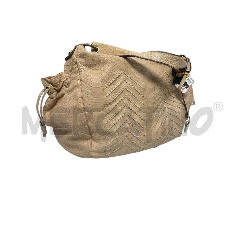 BORSA DONNA IN PELLE CROMIA BEIGE | Mercatino dell'Usato Torino via ceresole 2
