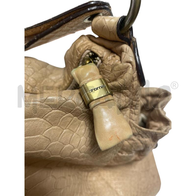 BORSA DONNA IN PELLE CROMIA BEIGE | Mercatino dell'Usato Torino via ceresole 5