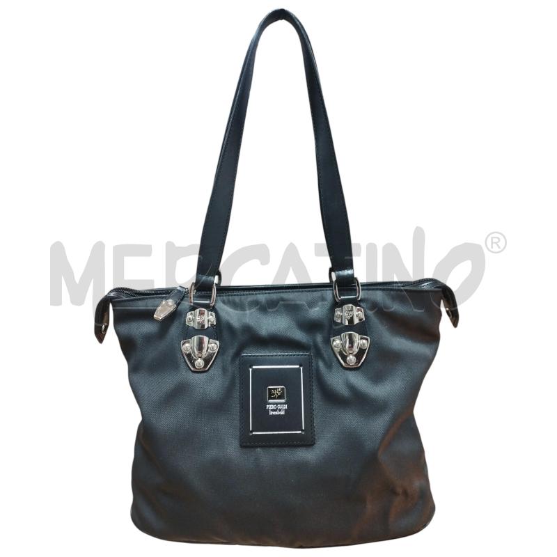 BORSA DONNA PIERO GUIDI NERO | Mercatino dell'Usato Torino via ceresole 1