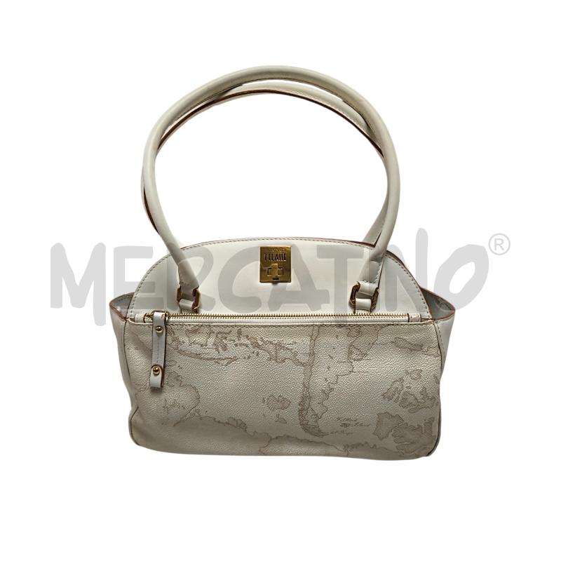 BORSA DONNA PRIMA CLASSE BIANCO PELLE  | Mercatino dell'Usato Torino via ceresole 1