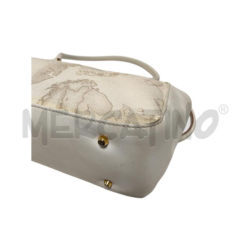 BORSA DONNA PRIMA CLASSE BIANCO PELLE  | Mercatino dell'Usato Torino via ceresole 4
